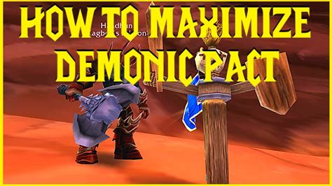 Optimal play for Demonolgy warlocks is currently to wait several seconds to send their pet into combat while waiting for trinkets and other spellpower-increasing procs to occur, to prevent from locking yourself out of a higher snapshot of spell damage that. . Demonic pact wotlk